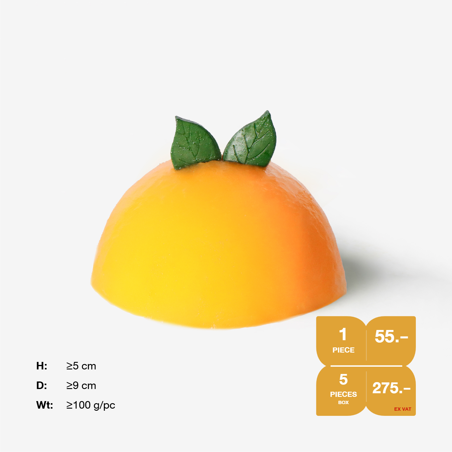 เค้กแช่แข็ง SYNOVA : เค้กลูกส้มแมนดาริน (ยกกล่อง)